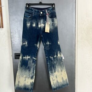 STELLA MCCARTNEY Paint Dye Ankle Denim Jeans Size 25